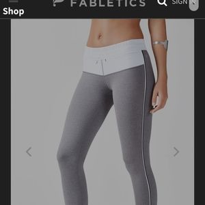 Fabletics high waist mid calf leggings